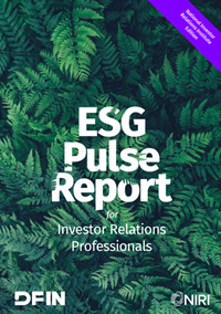 2022 ESG Pulse Report by DFIN