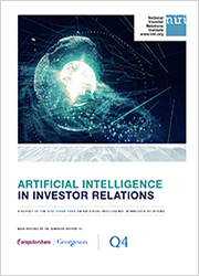 Artificial Intelligence in Investor Relations Report